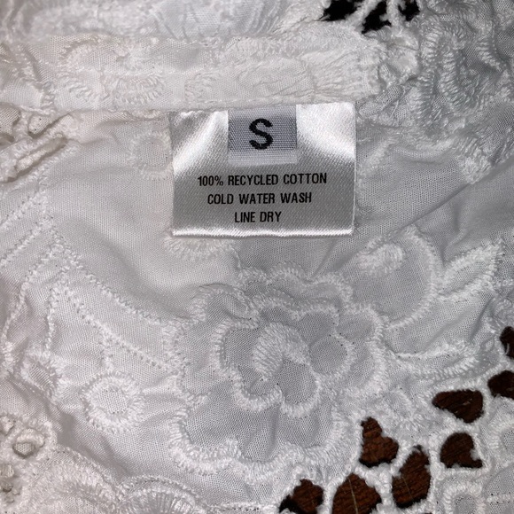 Organic John Patrick White Lace top - Picture 9 of 16